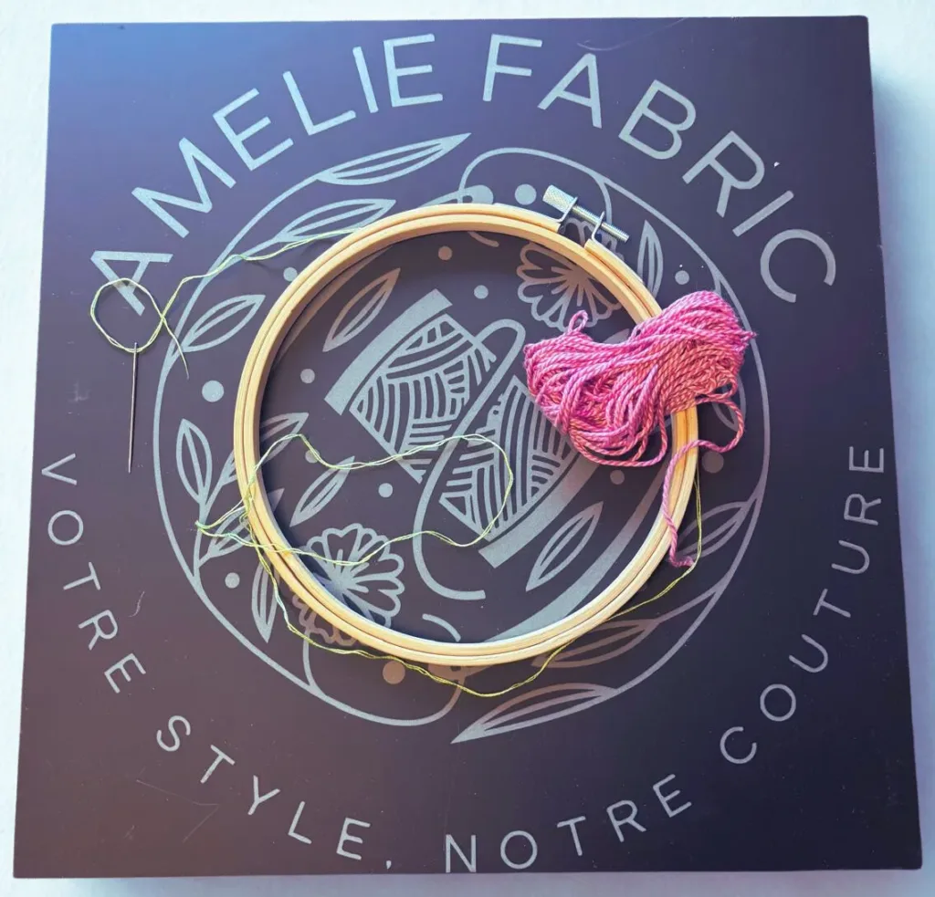 Matériel nécessaire pour réaliser une broderie à la main